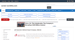 Desktop Screenshot of career-world4u.com