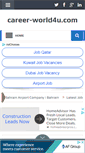 Mobile Screenshot of career-world4u.com