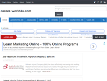 Tablet Screenshot of career-world4u.com